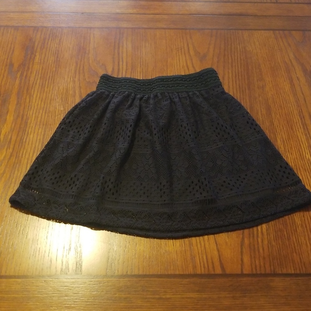 NWOT Adorable Girl's black skirt sz 10/12